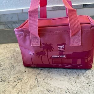 NWT Pink Trader Joe's MIni insulated bag
